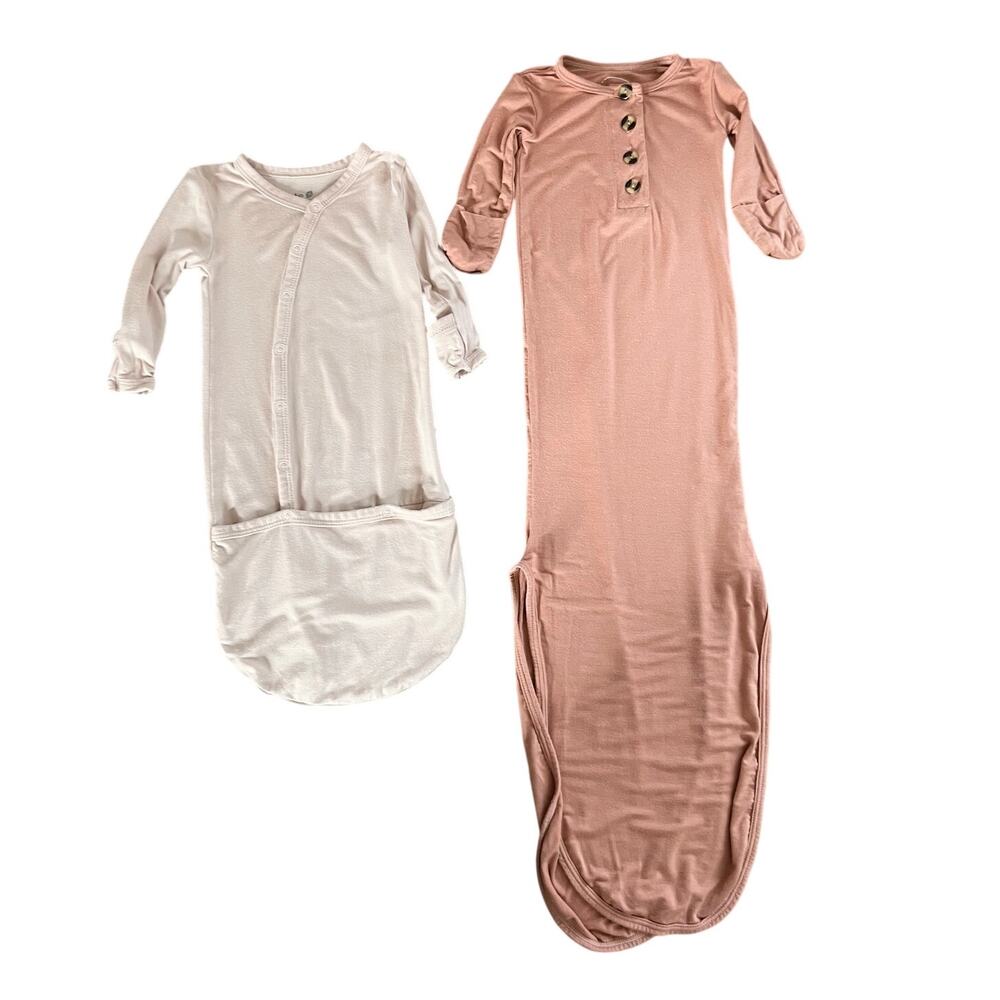 Kyte Baby & Lou Lou Bundle Size Newborn Sleepwear Pink